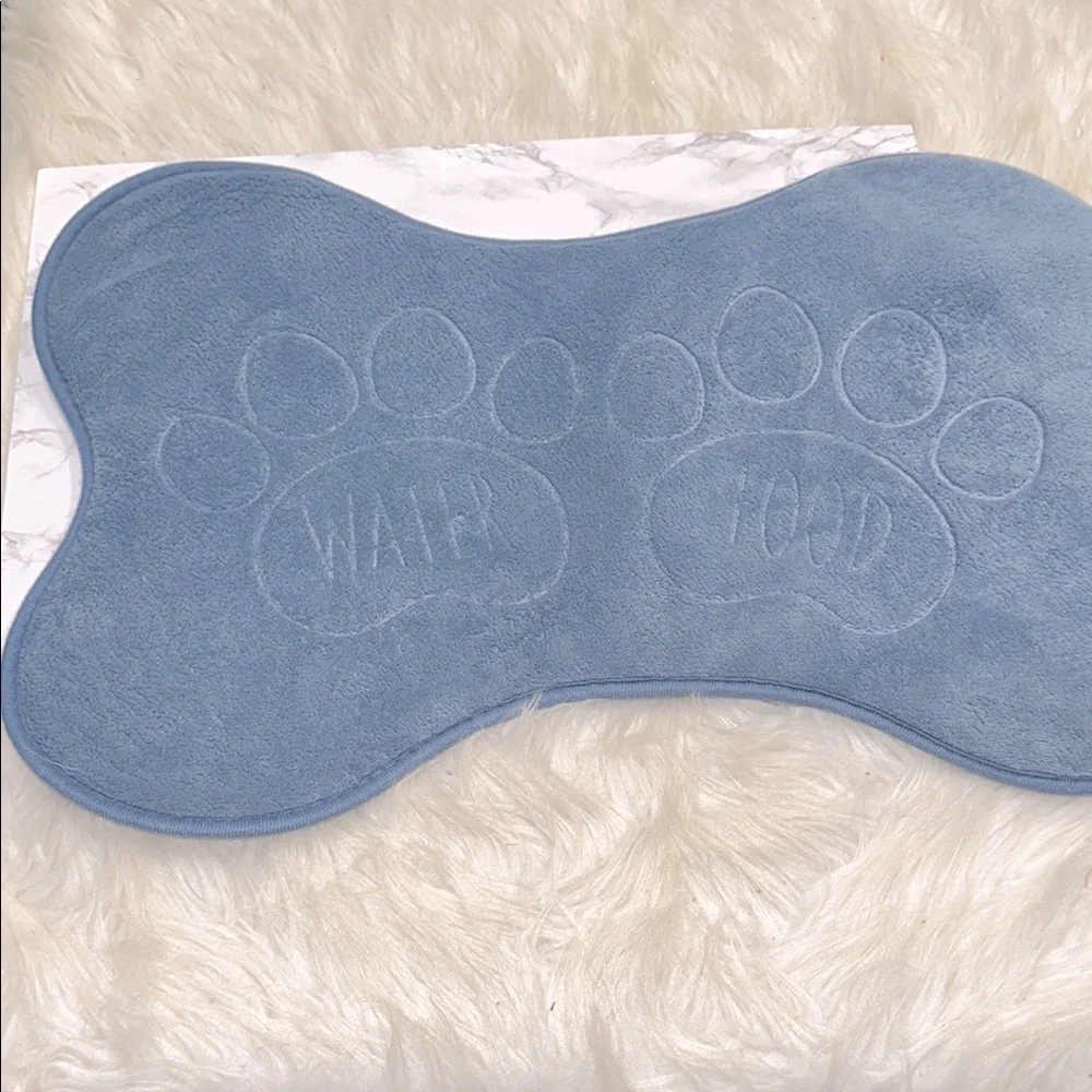 Blue Dog Feeding Mat